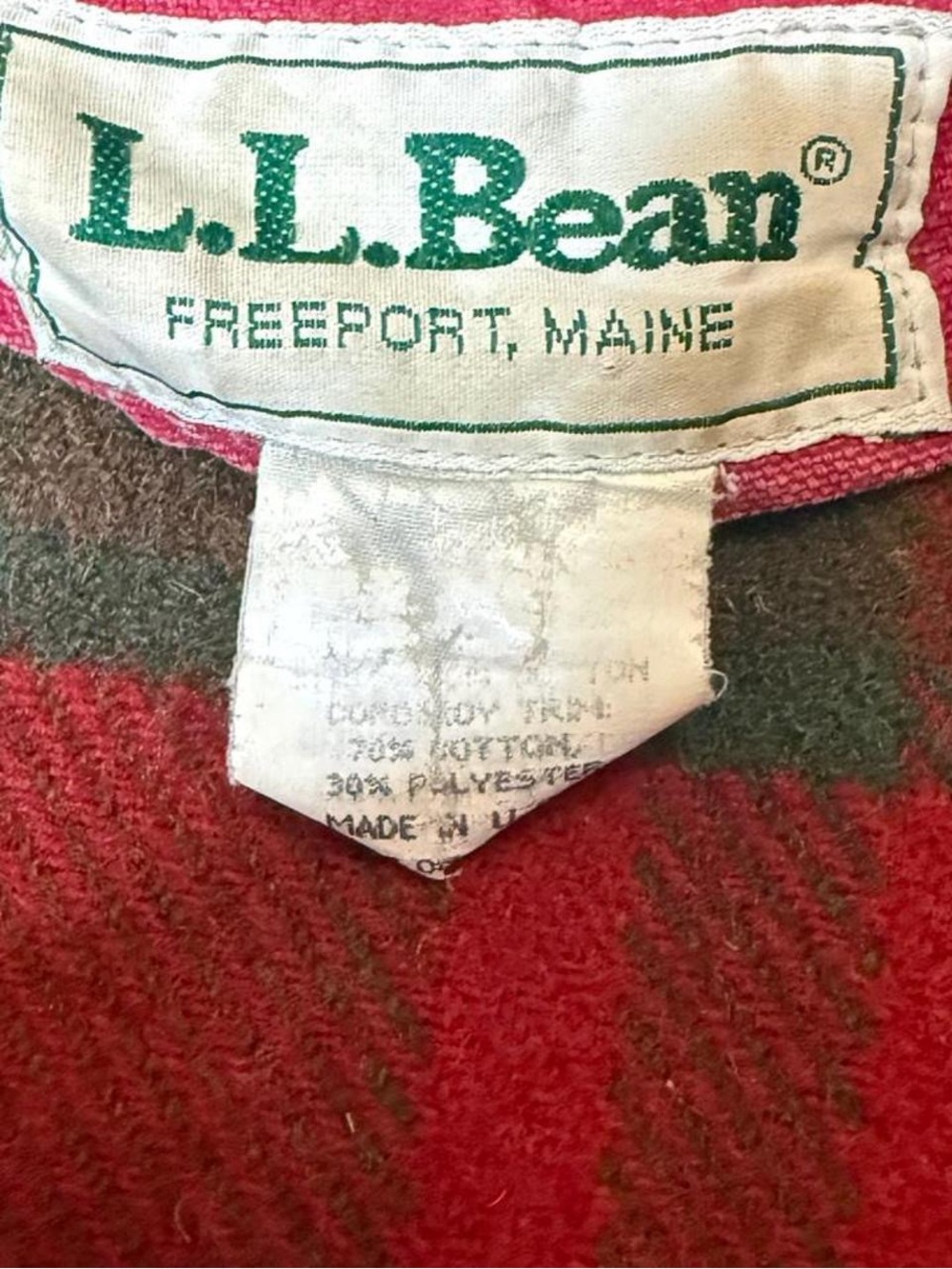 Vintage LL Bean Barn Coat Berry USA Made Oversized Women’s Medium - Picture 2 of 8